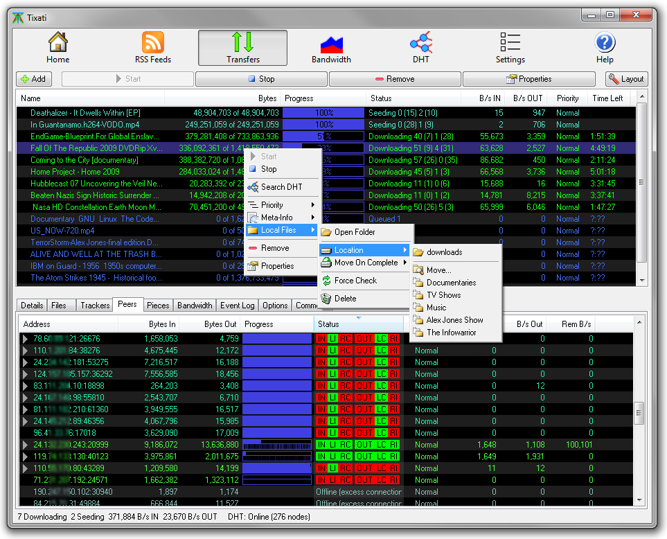 A free and easy to use bittorrent client.