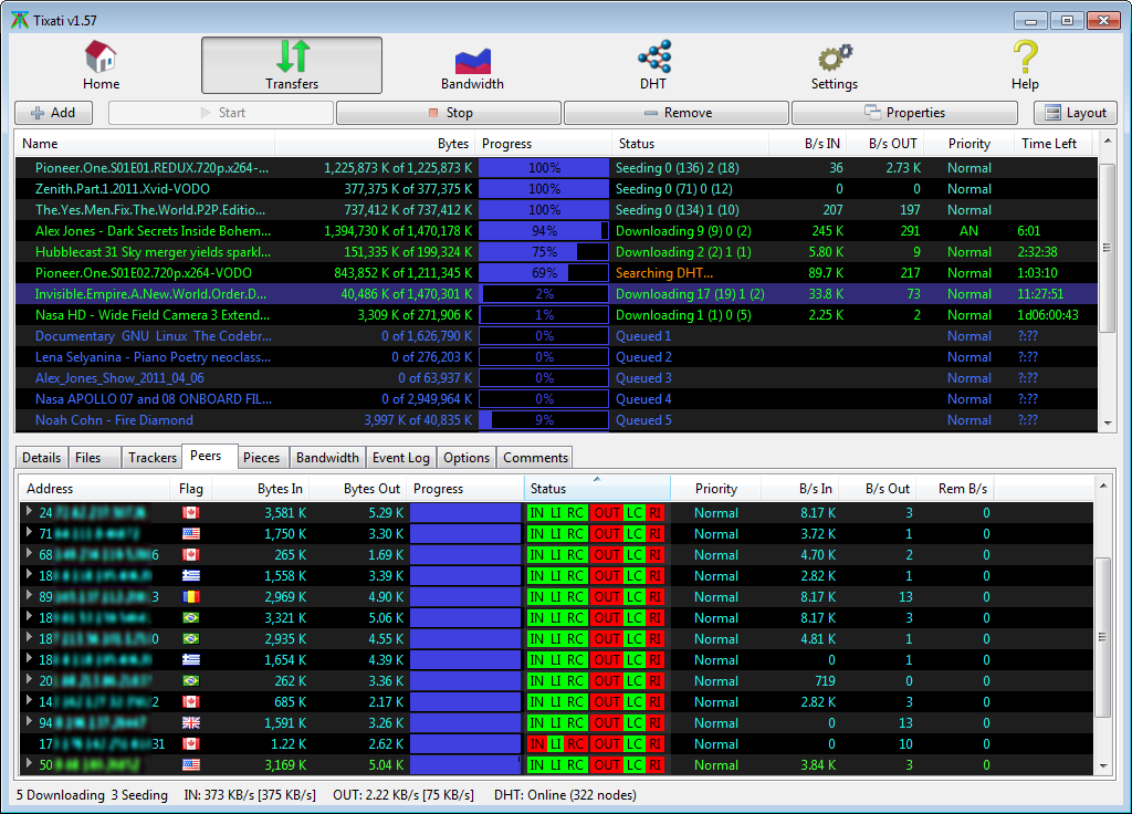 Tixati v1 95 best torrent downloader 32 64bit jonnyjohan